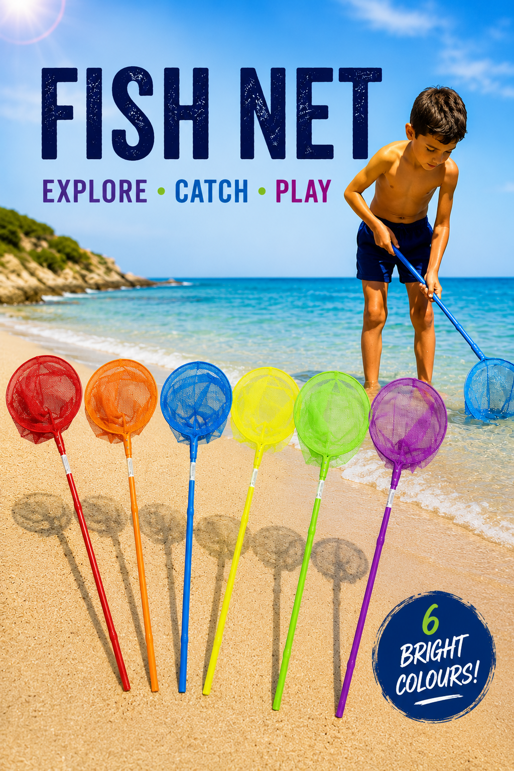 Kids Beach Fishing Net