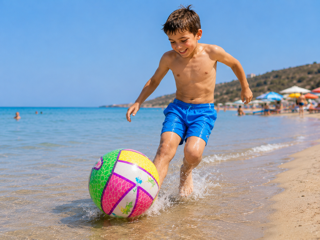 Soft Beach Play Ball – 21cm