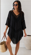 Isla Crochet Beach Cover-Up Tunic