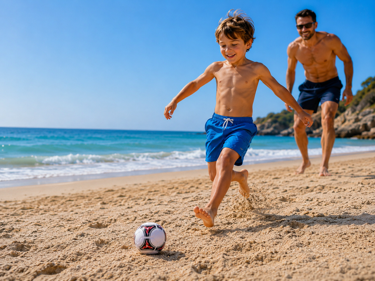 Small Soccer Beach Ball- 14cm