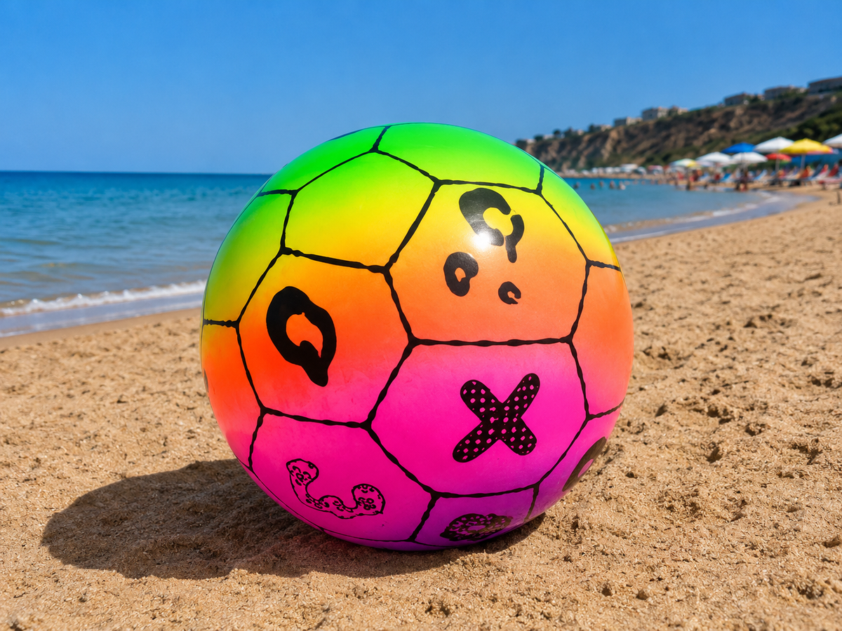 Soft Beach Play Ball – 21cm