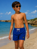 Boys' Classic Swim Shorts with Mesh Lining