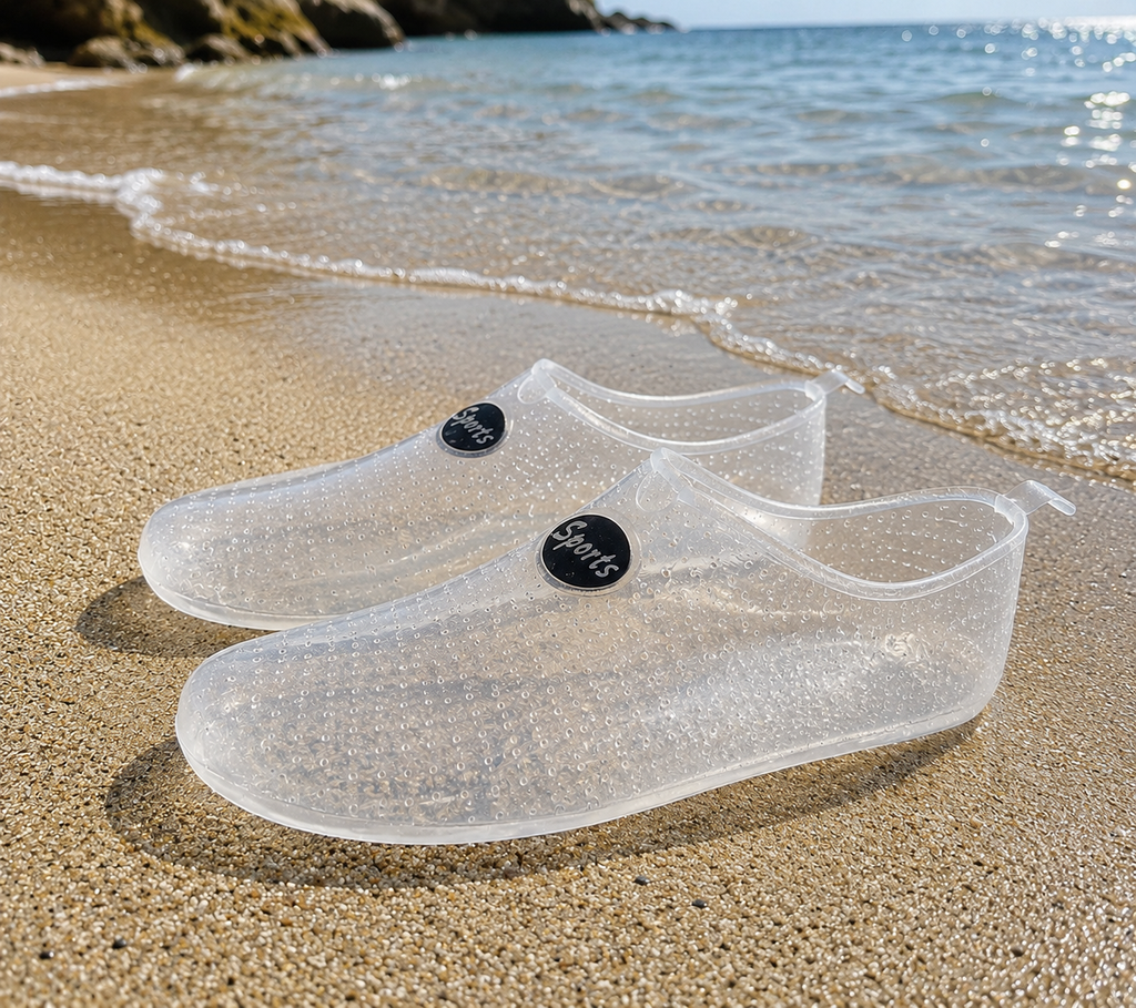 SportFlex Translucent Aqua Swim Shoes