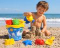 Ocean Adventure Beach Bucket & Sand Play Set – 6 Piece