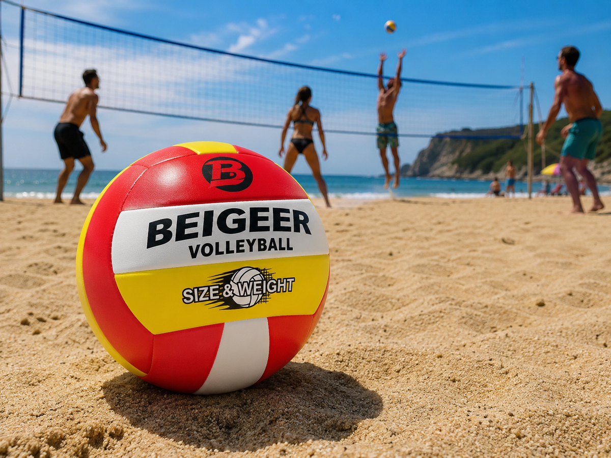 Official Size 5 (21cm) Soft Touch Volleyball – Training & Recreation Ball