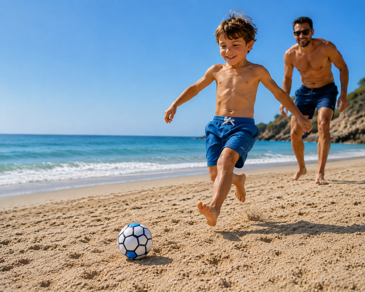Small Soccer Beach Ball- 14cm