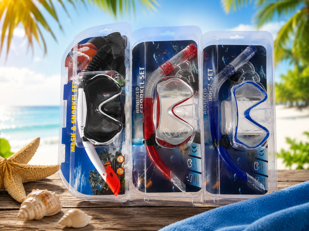 OceanView Adult Snorkel Mask & Snorkel Set