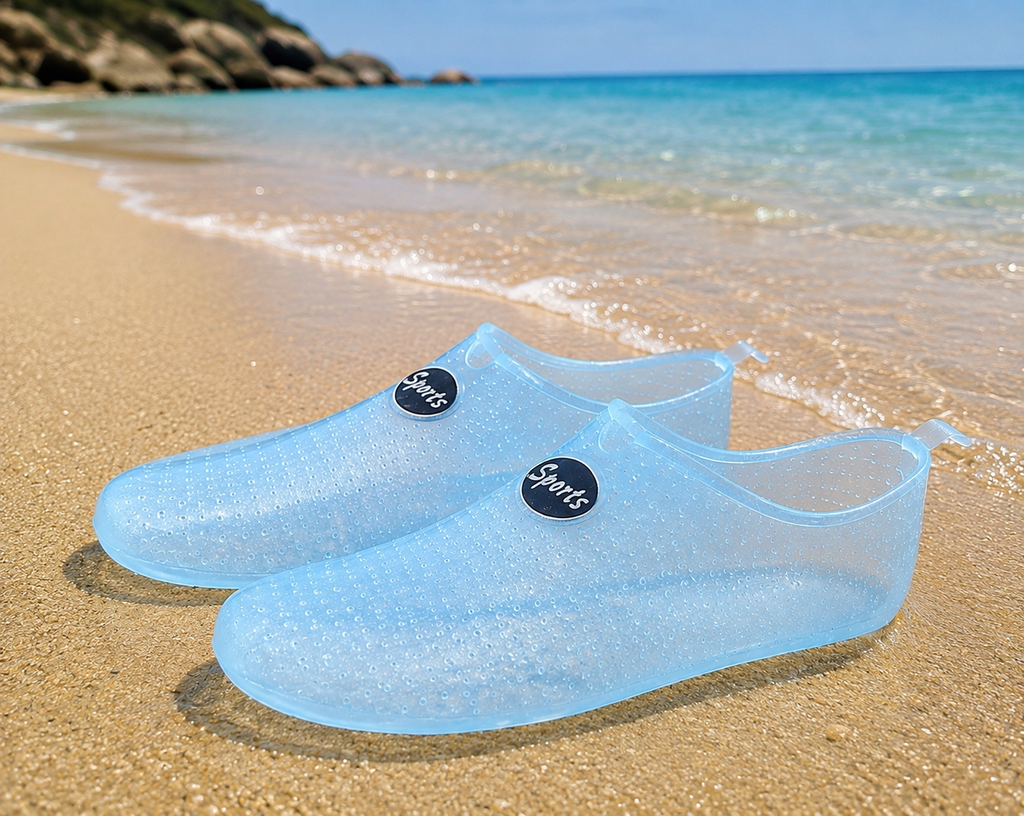 SportFlex Translucent Aqua Swim Shoes